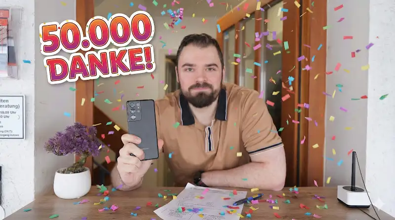 Manuel. Danke 50.000 Abonnenten Youtube